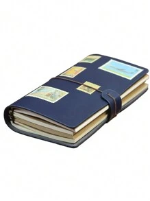 Vintage Faux Leather A6 Refillable Travelers Journal: Sketch, Note &Store Your Memories -Perfect For Men, Women, Girls & Boys! - Multicolor - View 5