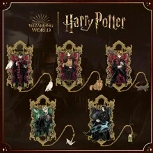 Harry Potter Officially Licensed Harry Potter Bookmarks, Hogwarts Characters Pendant Accessories Hollowing Out Metal Bookmarks Birthday Gift Stationery Gifts For Reading And Journal Hanging