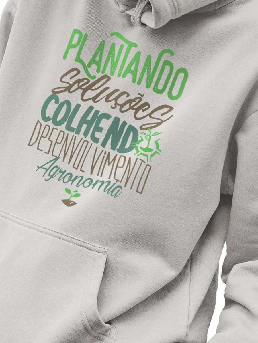 Men Hoodies - 灰色 - 查看 1