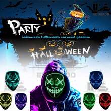 Party Masks - Fluorescent Green - View 8