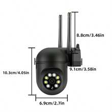 1 pièce Caméra extérieure/intérieure HD 1080P 8MP/5MP, configuration double fréquence 2,4G+5G WiFi ou 2,4G WiFi, caméra de surveillance sans fil, caméra PTZ intelligente pour l'extérieur et l'intérieur