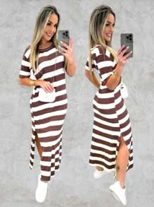 Women Dresses - Rỉ Nâu - Xem 2