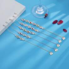 1pc Heart Design Pattern Stainless Steel Bracelet,Christmas Gifts For Girlfriends/Friends/Mothers/Daughters, Personalized Customized Christmas Gifts, With Unique Birthplaces And Rhinestones, Custom Names, Ladies Jewelry Gifts,Mother's Day Gift,Customized Fashion Optional Pendant Bracelets,Vintage Outfit