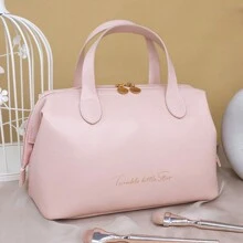 1 pièce Kit de rangement pour cosmétiques, sac de toilette de voyage de grande capacité, sac de maquillage. Sac de rangement pour cosmétiques portable de haute qualité, organisateur de toilette de voyage. Accessoires essentiels, cadeaux