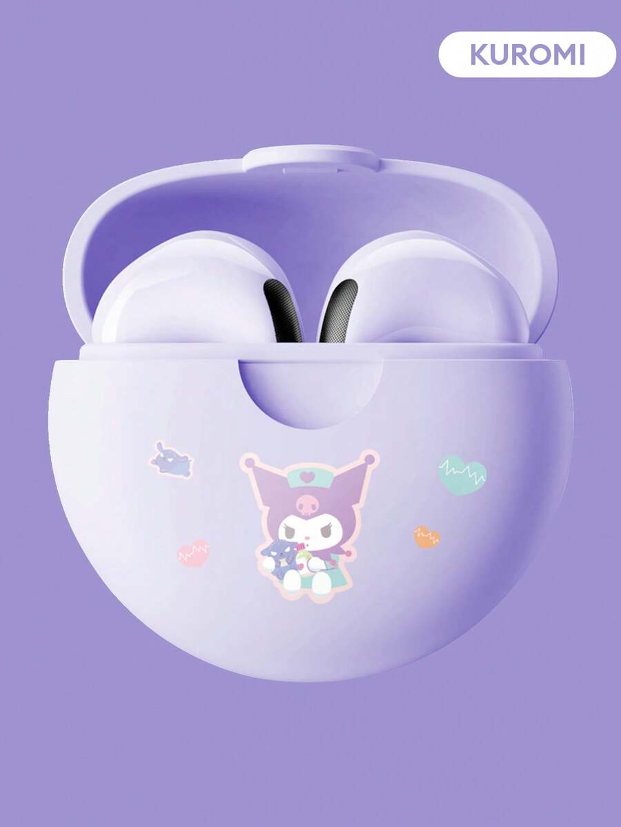 Sanrio/SANRIO YP19 KUROMI Bluetooth Earphones, Half InEar HiFi High