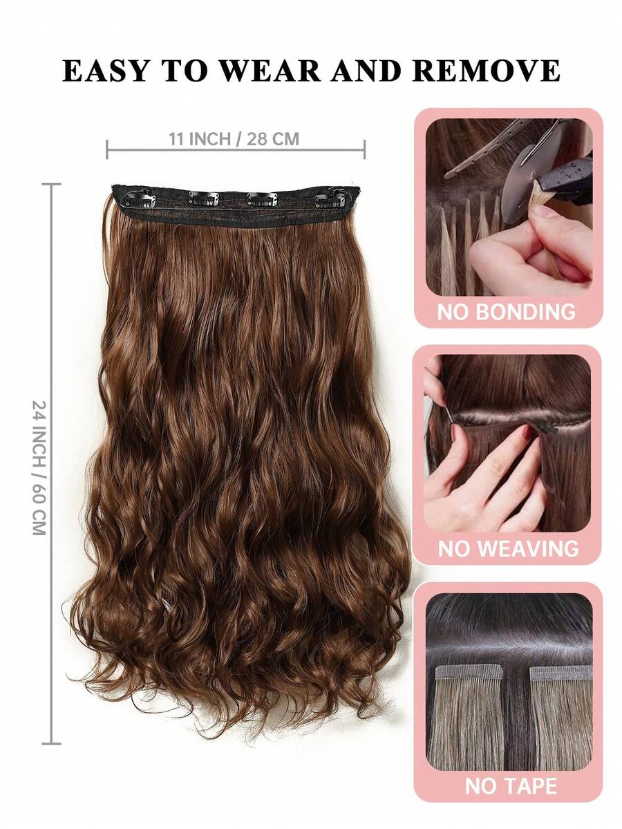 Brown Hair Extensions Brown Invisible Wire Hair Extensions With