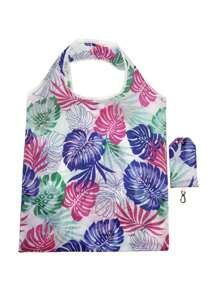 1pc Reusable Shopping Tote Shopping , Large Capacity Polyester Portable Folding For Travel ,Makeup ,Cosmetic ,Vacation Organizer,Large Capacity Makeup Organizer Makeup Case, For Lipstick, Brush, Skincare, Mobile Phone, Coin, Small Items, For Home,Gift,Vacation And Festival Halloween Christmas Multifunctional Use,Boho Vibes