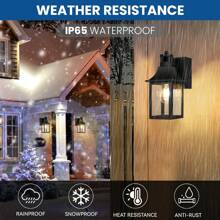 Porch Lights With GFCI Outlet, Dusk To Dawn Motion Sensor Outdoor Lights, 3 Lighting Modes Front Door Lights, Waterproof Exterior Light Fixture, Outside Wall Sconce For House Patio Garage