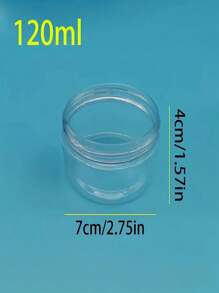 1入組120ml透明史萊姆，壓力緩解玩具DIY史萊姆，泡泡糖口味，[隨機飾品和包裝圖案]，適用於派對 - 彩色 - 查看 11