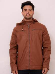 Men Jackets & Coats - 駝色 - 查看 1