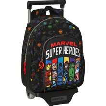 Marvel RUCKSACK MIT TROLLEY 705 AVENGERS "SUPER HEROES" – Offiziell lizenzierter Rucksack mit Trolley – Praktischer und vielseitiger Rucksack – Widerstandsfähiger und langlebiger Rucksack – Modernes und funktionales Design