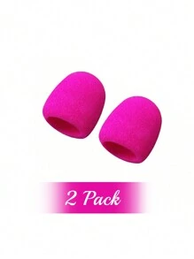 Microphone Cover - Foam Mic Covers Windscreen Suitable For Most Standard Handheld Microphone 5 PCS|2 PCS - Black - View 9