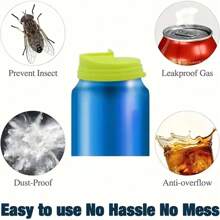 3Pcs, Beverage Can Covers, Reusable Leakproof Drink Can Lids Protector, Bottle Top Lid Soda Saver Caps, Top Can Cover, Drink Soda Lid Cap Bottle Stopper Flip Protector Reusable, Kitchen Tools, Kitchen Accessories, Kitchen Gadgets