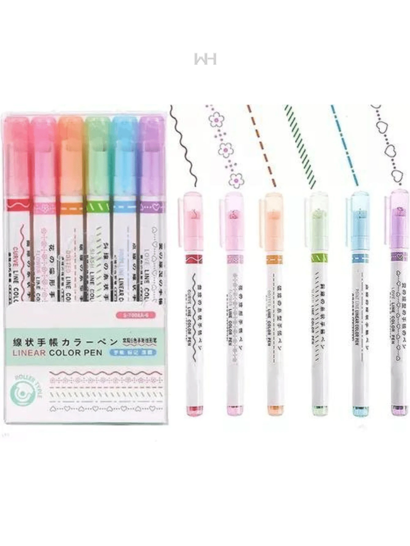 Markers With Stamp - Multicolor - View 1