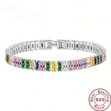 Noble Bracelet Chain Luxury Color Crystal Hand Jewelry For Women Charm Wedding Gift Party - White - View 2