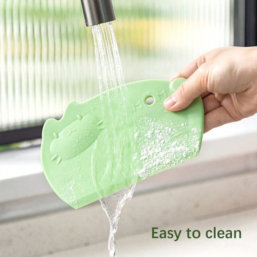 1只可愛的貓形刀片切割器，家庭烘焙麵團刀，餅油撇子麵團用膠刀，可愛的烘焙廚房工具