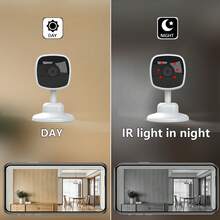 Camera an ninh không dây 3MP Độ phân giải cực cao Camera WIFI trong nhà 3 triệu điểm ảnh Camera IP Pan Tilt thủ công Giám sát video Âm thanh hai chiều Xem từ xa Tầm nhìn ban đêm IR Sân vườn ngoài trời Hỗ trợ thẻ SD/Lưu trữ đám mây Tương thích với cáp sạc USB di động và cáp dữ liệu - Phích cắm loại C của EU (220-240V) - Xem 10