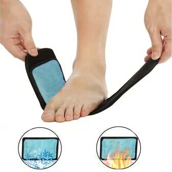 1 Piece Reusable Hot And Cold Gel Pack - Adjustable And Flexible, Suitable For Summer And Outdoor, Sports, Travel, Kitchen, Bedroom, School, Office, Women, Men, Kids, Adults Summer Cooling,Beach,Travel