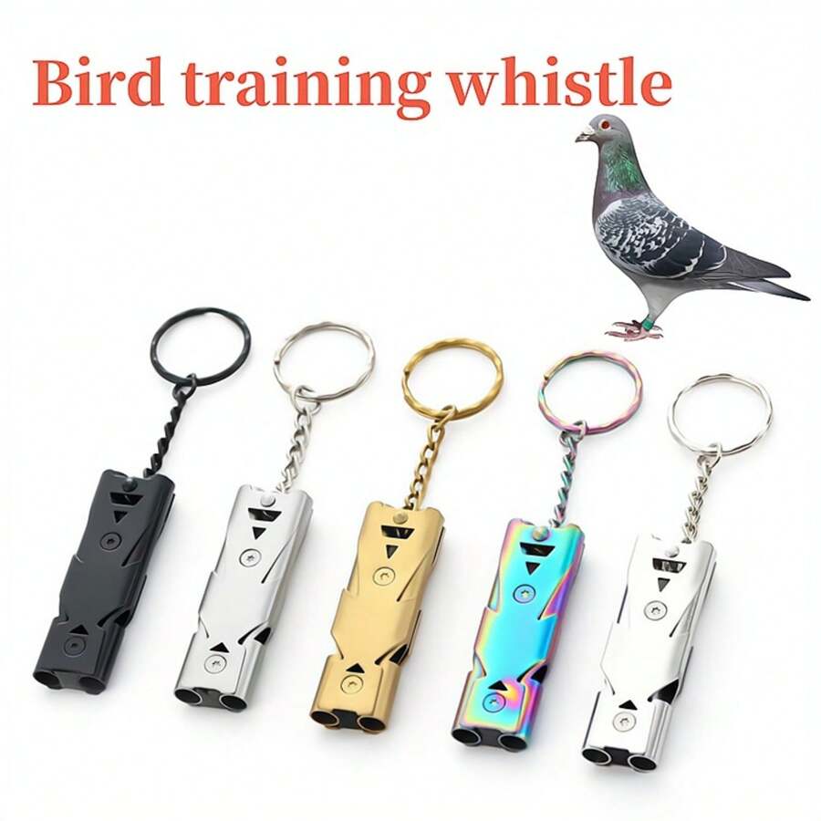1PC Còi Chim Bồ Câu Còi Chim Vẹt Huấn Luyện Còi Chim Gọi Phượng Hoàng Bí Ẩn Huấn Luyện Chim Thần Công Cụ Chống Đỡ Chim Bồ Câu Đồ Dùng Thú Cưng Còi (Màu Sắc Ngẫu Nhiên) - Nhiều màu - Xem 1