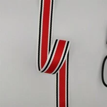 5 Meters 38mm Colorful Stripe Polyester Webbing Ribbon Band Outdoor Backpack Bag Strap Belt Tapes DIY Sewing Clothing Accessories