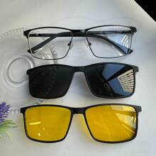 Men Eyeglasses - 灰色 - 查看 2