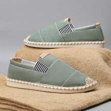 Men's Casual Sport Fisherman Shoes, Breathable Fabric With Embroidery & Braid Design, Perfect For Summer Holiday Fishing
