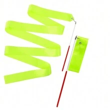 Cinta gimnástica con brillo, cinta larga para girar la batuta con corrientes de cinta, gimnasia rítmica para niños, entrenamiento de danza artística y favores para fiestas con varita de bailarina de cinta. - Multicolor - Ver 11