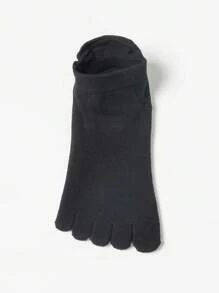 1 par de calcetines deportivos antideslizantes para exteriores - Negro - Ver 8