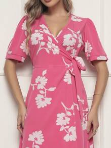 Women Dresses - Màu Hồng Tươi - Xem 1