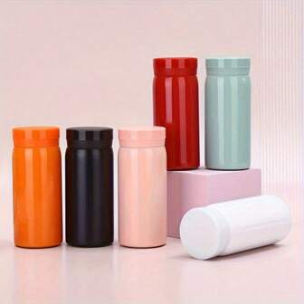 Stainless Steel Mini Pocket Insulated Cup, Simple Compact Mini Water Bottle, Suitable For Outdoor Camping