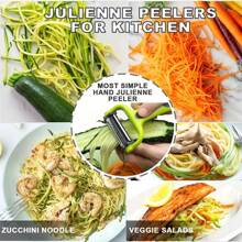 1pc Multifunctional Rotatable Fruit & Vegetable Peeler, Shredder & Slicer For Melons, Potatoes, Cucumbers, And Carrots