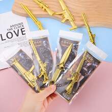 5pcs Plastic Weapon Model Miniature Arm Props Random Assorted Toy Knife & Sword For  Game - Gold - View 4