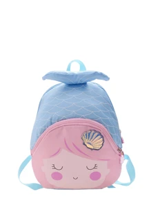 Mochila diseñada para niñas con diseño de sirena - A - Ver 14