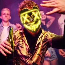 Party Masks - Yellow - View 6