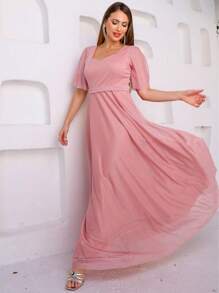 Women Dresses - Rusty Rose - View 2