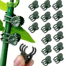 50/100Pcs Plant Clips Orchid Clips Plant Orchid Support Clips Flower Vine Clips - Multicolor - View 2