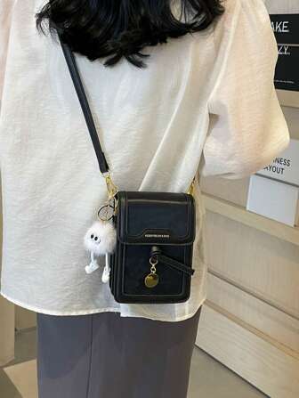 Mini Vintage Printed Mobile Phone Bag Casual Shoulder Messenger Bag