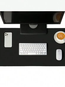 1PC Single Sided Waterproof Laptop Oversized Mouse Desk Pad - Brown - View 2