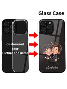 1 Ốp lưng điện thoại in tên cá nhân tương thích với Iphone 16 Pro Max / S24 Ultra / Redmi / / OnePlus và các mẫu khác - màu đen - Xem 3