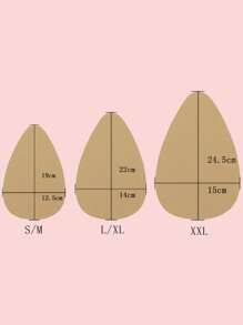 1pair Invisible Breast Lift Tape, Silicone Self-Adhesive Push Up Nipple Covers