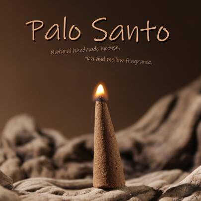 1 låda med 10 st. Handgjord Palo Santo-rökelse för rengöring av negativ energi och rymdrenering, Aromaterapi för hem eller kontor, Spa, Avslappning, Meditation, Yoga, Heminredning, Återgivning av miljön. Gåvor Födelsedagspresenter Juldekorationer Rumsdekor Jul, Julklappar