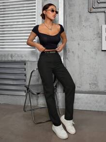 Women Pants - Negro - Ver 5