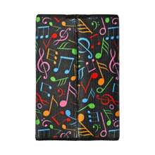 Credit Card Wallet, Stylish Slim Wallet, Minimalist Wallet, Front Pocket Wallet - Colorful Music Notes: The YaYwallet Is A Unique Credit Card Holder That Combines Style, Convenience, Security, And Durability. It Offers A Sleek, Compact Design, Improved Security, Is Easy To Clean, A Greener Option, And Is Made In The USA. It's Both Fashionable And Functional. - Multicolor - View 5