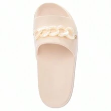 EVVA HIT Women Flip-Flops - Champagne - View 5