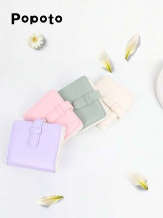 popoto 32 Pockets Photo Album For  Mini 12 11 9 7+ 40 Evo Liplay 90 8 Instant Camera/Mini Link SP-1 Printer, Photo Album For  Zink 2x3" Photo/Mint Zip Instant Camera Printer Nam Card/Bank Card