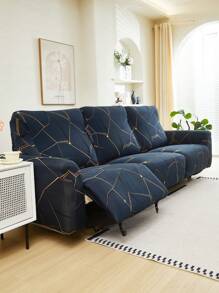 1PC Printed Recliner Sofa Cover Stretch Geometric Living Room Sofa Protective Cover Home Electric Armchair Cushion Cover