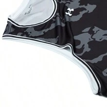 Under Armour Unisex Tops 2024 Summer New Basketball Jersey Sports Tee Sleeveless T-Shirt 24500110-001