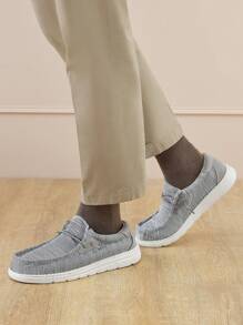 Men's Loafers Casual Dress Shoes Drive Breeze Slip-On Stretch Lightweight Comfortable Boat Shoes Lightweight Walking Work Soft - 米色 - 查看 10