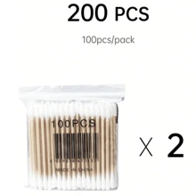 Cotonetes o Hisopos De Limpieza,100 pz 200pz/500pz Hisopo De Doble Cabeza Con Bolsa De Almacenamiento, Astillar De Madera Fuerte, Adecuado Para Maquillaje O Limpieza De Oídos, Uso Diario, Cuidado De La Piel, Decoración Del Hogar De La Sala De Estar, Dormitorio O Baño, Cosas De Viaje, Bodas, Fiestas, Cumpleaños, Regalos Para Hombres, Mamá, Papá, Amigos, Accesorios, Regalo Gracioso dia de la madre - Blanco - Ver 7