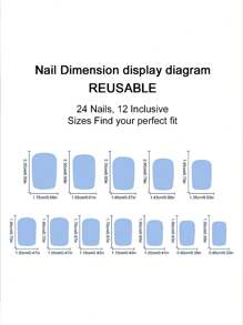 24 Stück Set weiße & silberne Kreuz- & Stern-förmige Nail Art Dekorationen, modisch für Geschäft, Date, Party, Geburtstag, Feiertag, täglichen Gebrauch Aufklebe-Nägel Nagelbedarf Nägel